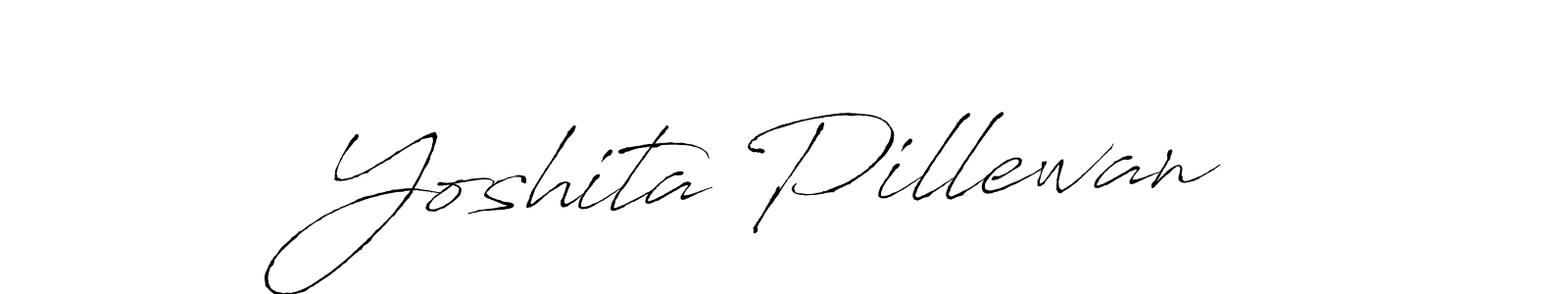 Similarly Antro_Vectra is the best handwritten signature design. Signature creator online .You can use it as an online autograph creator for name Yoshita Pillewan. Yoshita Pillewan signature style 6 images and pictures png