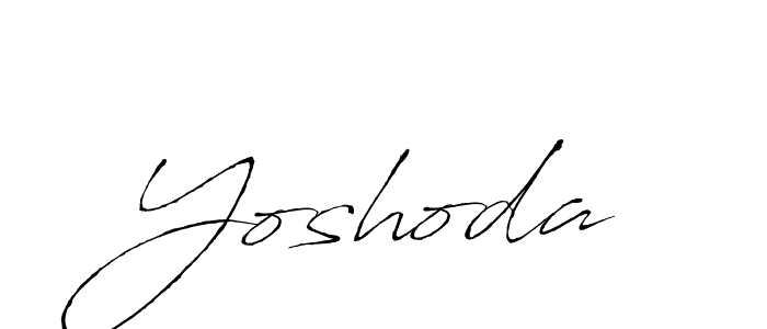 Design your own signature with our free online signature maker. With this signature software, you can create a handwritten (Antro_Vectra) signature for name Yoshoda. Yoshoda signature style 6 images and pictures png