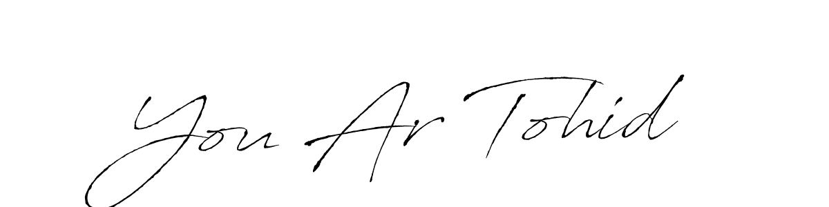 Create a beautiful signature design for name You Ar Tohid. With this signature (Antro_Vectra) fonts, you can make a handwritten signature for free. You Ar Tohid signature style 6 images and pictures png
