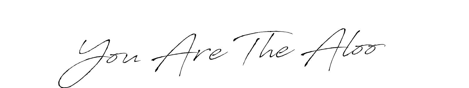 Make a beautiful signature design for name You Are The Aloo. With this signature (Antro_Vectra) style, you can create a handwritten signature for free. You Are The Aloo signature style 6 images and pictures png