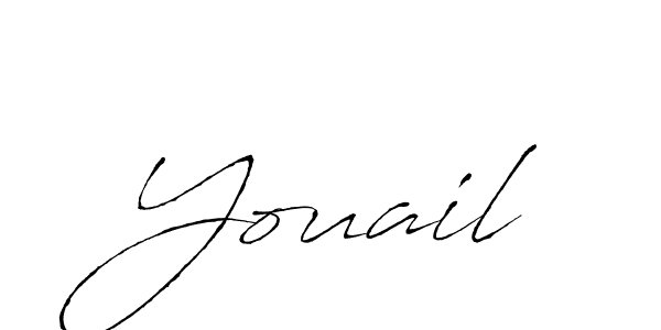 How to make Youail name signature. Use Antro_Vectra style for creating short signs online. This is the latest handwritten sign. Youail signature style 6 images and pictures png