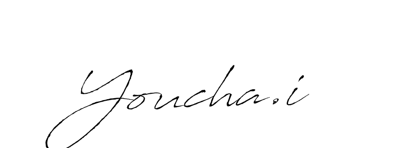 You should practise on your own different ways (Antro_Vectra) to write your name (Youcha.i) in signature. don't let someone else do it for you. Youcha.i signature style 6 images and pictures png