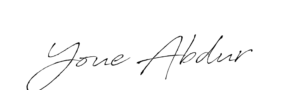 The best way (Antro_Vectra) to make a short signature is to pick only two or three words in your name. The name Youe Abdur include a total of six letters. For converting this name. Youe Abdur signature style 6 images and pictures png