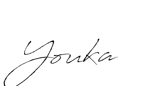 How to make Youka signature? Antro_Vectra is a professional autograph style. Create handwritten signature for Youka name. Youka signature style 6 images and pictures png