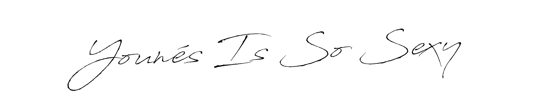 This is the best signature style for the Younés Is So Sexy name. Also you like these signature font (Antro_Vectra). Mix name signature. Younés Is So Sexy signature style 6 images and pictures png