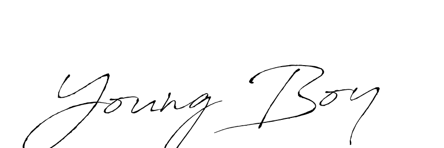 Make a beautiful signature design for name Young Boy. With this signature (Antro_Vectra) style, you can create a handwritten signature for free. Young Boy signature style 6 images and pictures png