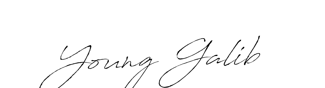 Young Galib stylish signature style. Best Handwritten Sign (Antro_Vectra) for my name. Handwritten Signature Collection Ideas for my name Young Galib. Young Galib signature style 6 images and pictures png