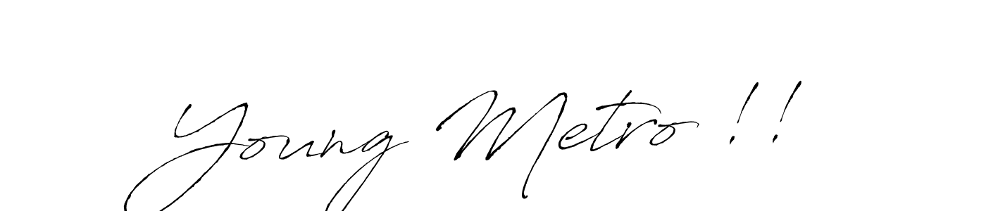This is the best signature style for the Young Metro !! name. Also you like these signature font (Antro_Vectra). Mix name signature. Young Metro !! signature style 6 images and pictures png
