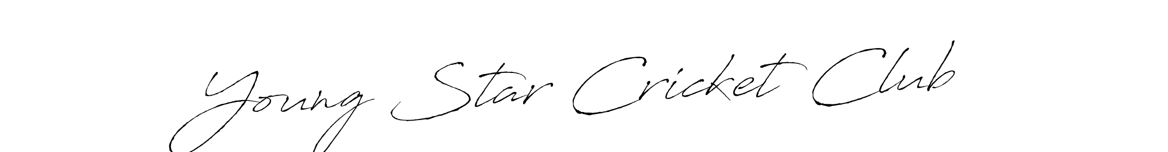 Antro_Vectra is a professional signature style that is perfect for those who want to add a touch of class to their signature. It is also a great choice for those who want to make their signature more unique. Get Young Star Cricket Club name to fancy signature for free. Young Star Cricket Club signature style 6 images and pictures png