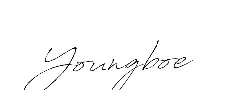 Also we have Youngboe name is the best signature style. Create professional handwritten signature collection using Antro_Vectra autograph style. Youngboe signature style 6 images and pictures png