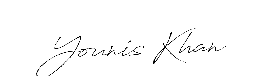 The best way (Antro_Vectra) to make a short signature is to pick only two or three words in your name. The name Younis Khan include a total of six letters. For converting this name. Younis Khan signature style 6 images and pictures png
