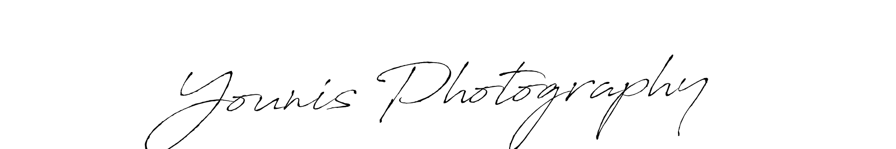 Use a signature maker to create a handwritten signature online. With this signature software, you can design (Antro_Vectra) your own signature for name Younis Photography. Younis Photography signature style 6 images and pictures png