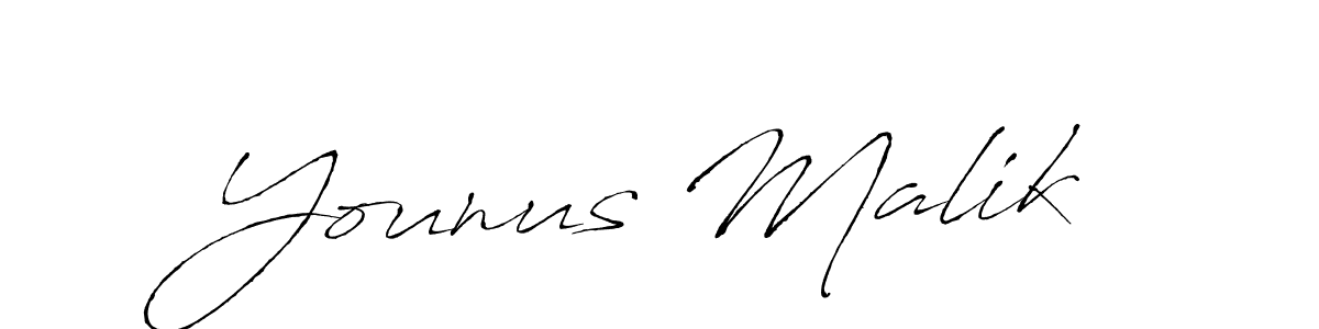 How to make Younus Malik signature? Antro_Vectra is a professional autograph style. Create handwritten signature for Younus Malik name. Younus Malik signature style 6 images and pictures png