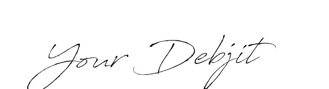 Your Debjit stylish signature style. Best Handwritten Sign (Antro_Vectra) for my name. Handwritten Signature Collection Ideas for my name Your Debjit. Your Debjit signature style 6 images and pictures png