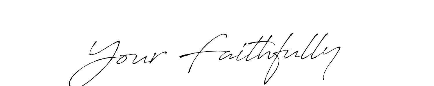 Use a signature maker to create a handwritten signature online. With this signature software, you can design (Antro_Vectra) your own signature for name Your Faithfully. Your Faithfully signature style 6 images and pictures png