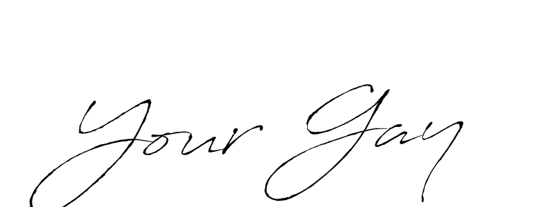 Create a beautiful signature design for name Your Gay. With this signature (Antro_Vectra) fonts, you can make a handwritten signature for free. Your Gay signature style 6 images and pictures png