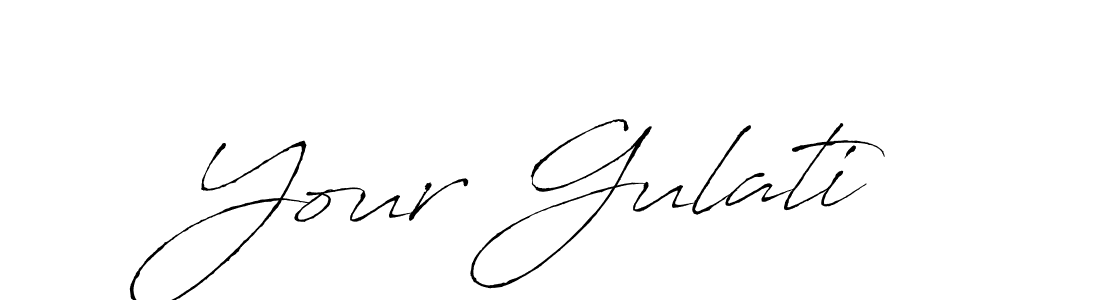 How to make Your Gulati signature? Antro_Vectra is a professional autograph style. Create handwritten signature for Your Gulati name. Your Gulati signature style 6 images and pictures png