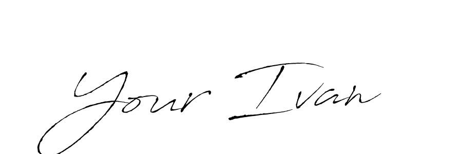 Similarly Antro_Vectra is the best handwritten signature design. Signature creator online .You can use it as an online autograph creator for name Your Ivan. Your Ivan signature style 6 images and pictures png