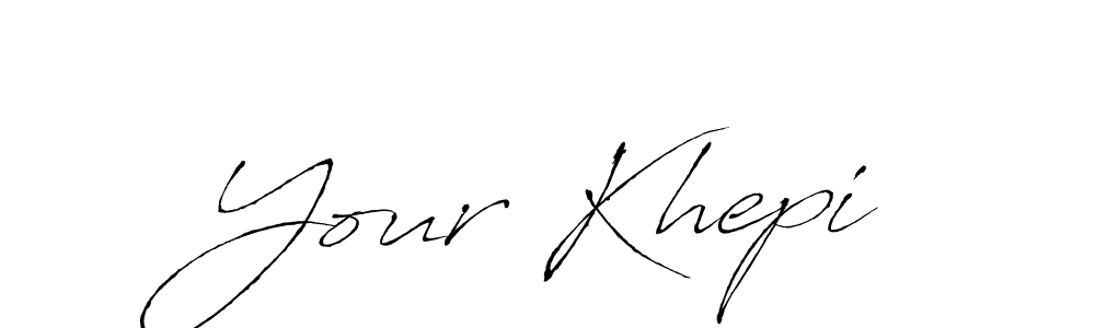 Your Khepi stylish signature style. Best Handwritten Sign (Antro_Vectra) for my name. Handwritten Signature Collection Ideas for my name Your Khepi. Your Khepi signature style 6 images and pictures png