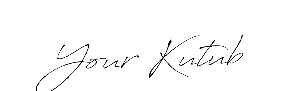 Your Kutub stylish signature style. Best Handwritten Sign (Antro_Vectra) for my name. Handwritten Signature Collection Ideas for my name Your Kutub. Your Kutub signature style 6 images and pictures png