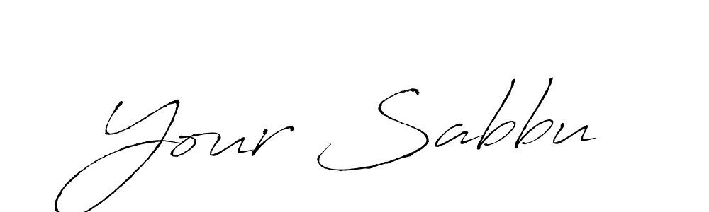 Design your own signature with our free online signature maker. With this signature software, you can create a handwritten (Antro_Vectra) signature for name Your Sabbu. Your Sabbu signature style 6 images and pictures png