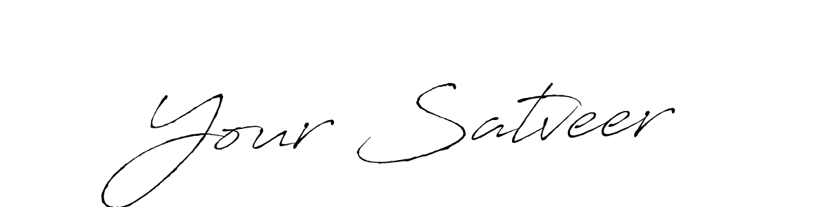 Create a beautiful signature design for name Your Satveer. With this signature (Antro_Vectra) fonts, you can make a handwritten signature for free. Your Satveer signature style 6 images and pictures png