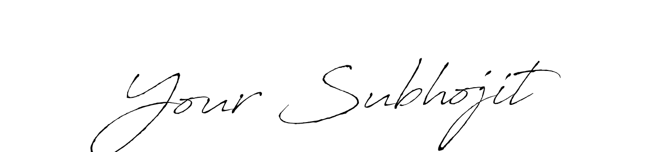 The best way (Antro_Vectra) to make a short signature is to pick only two or three words in your name. The name Your Subhojit include a total of six letters. For converting this name. Your Subhojit signature style 6 images and pictures png