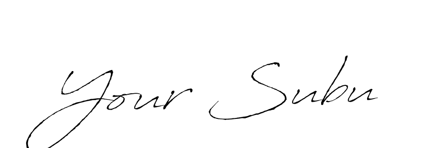 You should practise on your own different ways (Antro_Vectra) to write your name (Your Subu) in signature. don't let someone else do it for you. Your Subu signature style 6 images and pictures png