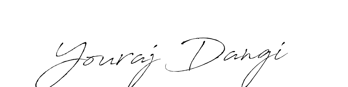 Design your own signature with our free online signature maker. With this signature software, you can create a handwritten (Antro_Vectra) signature for name Youraj Dangi. Youraj Dangi signature style 6 images and pictures png