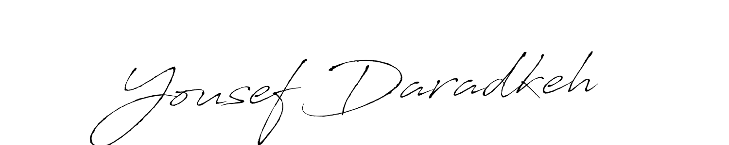 Use a signature maker to create a handwritten signature online. With this signature software, you can design (Antro_Vectra) your own signature for name Yousef Daradkeh. Yousef Daradkeh signature style 6 images and pictures png