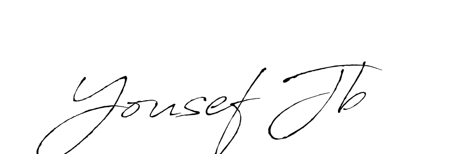 Create a beautiful signature design for name Yousef Jb. With this signature (Antro_Vectra) fonts, you can make a handwritten signature for free. Yousef Jb signature style 6 images and pictures png