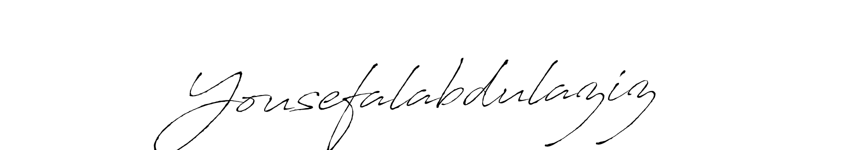 Yousefalabdulaziz stylish signature style. Best Handwritten Sign (Antro_Vectra) for my name. Handwritten Signature Collection Ideas for my name Yousefalabdulaziz. Yousefalabdulaziz signature style 6 images and pictures png