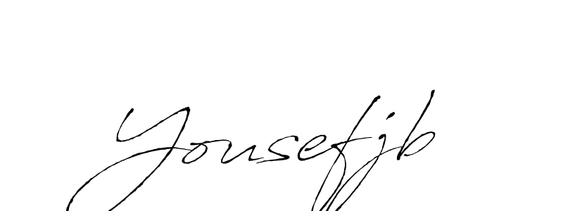How to make Yousefjb name signature. Use Antro_Vectra style for creating short signs online. This is the latest handwritten sign. Yousefjb signature style 6 images and pictures png