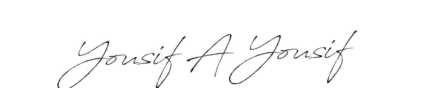 if you are searching for the best signature style for your name Yousif A Yousif. so please give up your signature search. here we have designed multiple signature styles  using Antro_Vectra. Yousif A Yousif signature style 6 images and pictures png