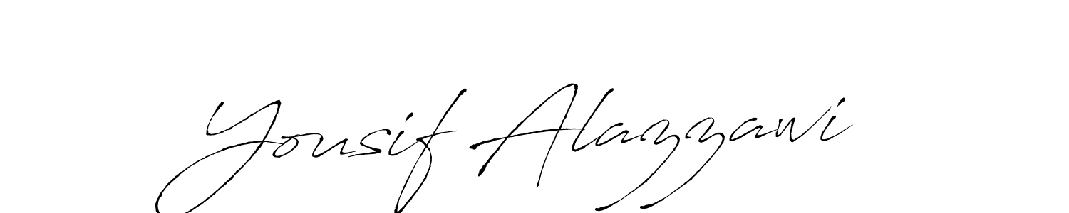 Use a signature maker to create a handwritten signature online. With this signature software, you can design (Antro_Vectra) your own signature for name Yousif Alazzawi. Yousif Alazzawi signature style 6 images and pictures png