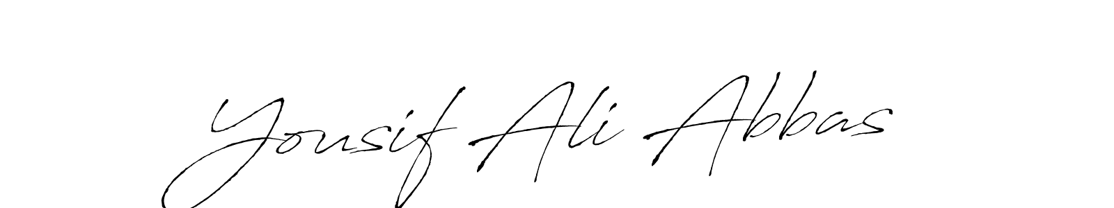 The best way (Antro_Vectra) to make a short signature is to pick only two or three words in your name. The name Yousif Ali Abbas include a total of six letters. For converting this name. Yousif Ali Abbas signature style 6 images and pictures png