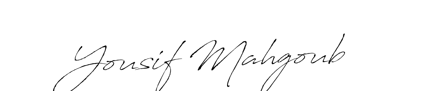 It looks lik you need a new signature style for name Yousif Mahgoub. Design unique handwritten (Antro_Vectra) signature with our free signature maker in just a few clicks. Yousif Mahgoub signature style 6 images and pictures png