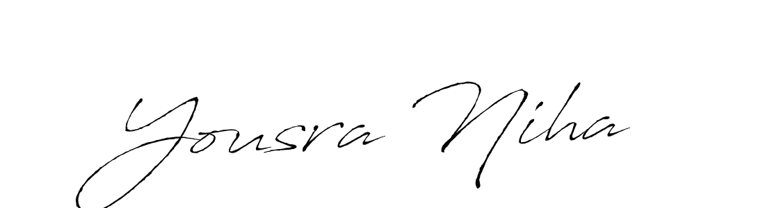 You can use this online signature creator to create a handwritten signature for the name Yousra Niha. This is the best online autograph maker. Yousra Niha signature style 6 images and pictures png