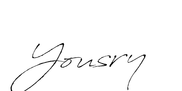 Also we have Yousry name is the best signature style. Create professional handwritten signature collection using Antro_Vectra autograph style. Yousry signature style 6 images and pictures png