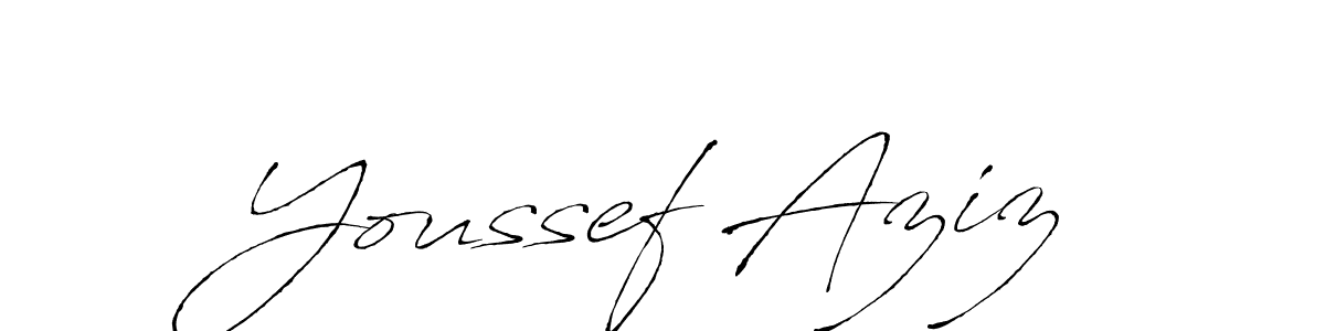 Also You can easily find your signature by using the search form. We will create Youssef Aziz name handwritten signature images for you free of cost using Antro_Vectra sign style. Youssef Aziz signature style 6 images and pictures png