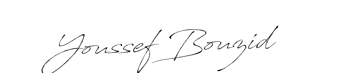 Create a beautiful signature design for name Youssef Bouzid. With this signature (Antro_Vectra) fonts, you can make a handwritten signature for free. Youssef Bouzid signature style 6 images and pictures png