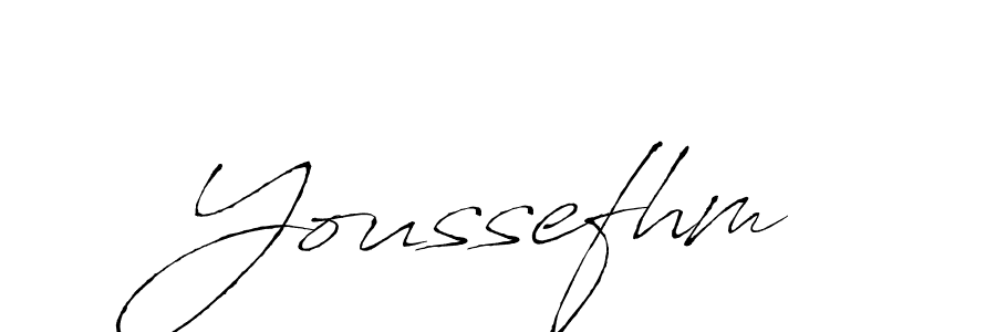 It looks lik you need a new signature style for name Youssefhm. Design unique handwritten (Antro_Vectra) signature with our free signature maker in just a few clicks. Youssefhm signature style 6 images and pictures png