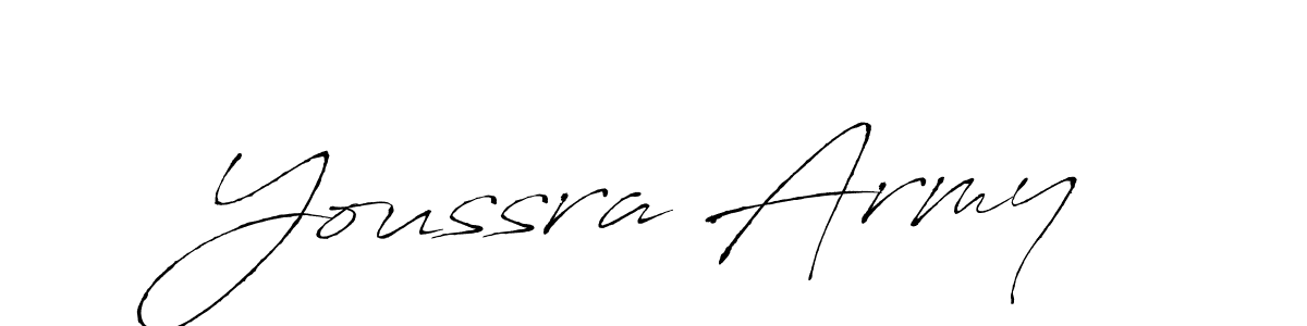 Make a beautiful signature design for name Youssra Army. With this signature (Antro_Vectra) style, you can create a handwritten signature for free. Youssra Army signature style 6 images and pictures png