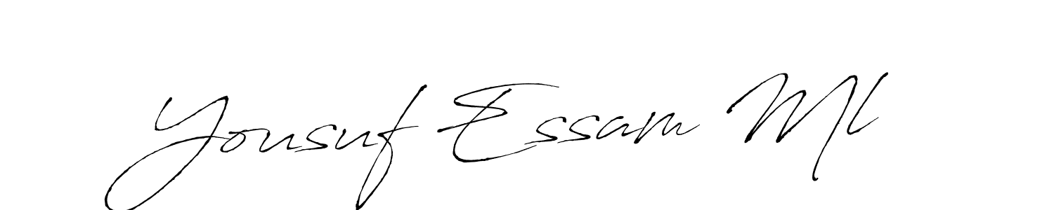Also we have Yousuf Essam Ml name is the best signature style. Create professional handwritten signature collection using Antro_Vectra autograph style. Yousuf Essam Ml signature style 6 images and pictures png