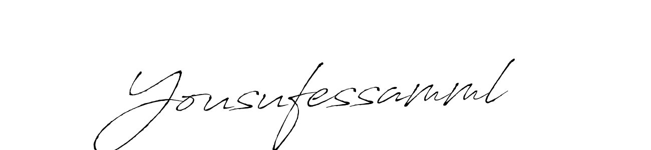Make a beautiful signature design for name Yousufessamml. Use this online signature maker to create a handwritten signature for free. Yousufessamml signature style 6 images and pictures png