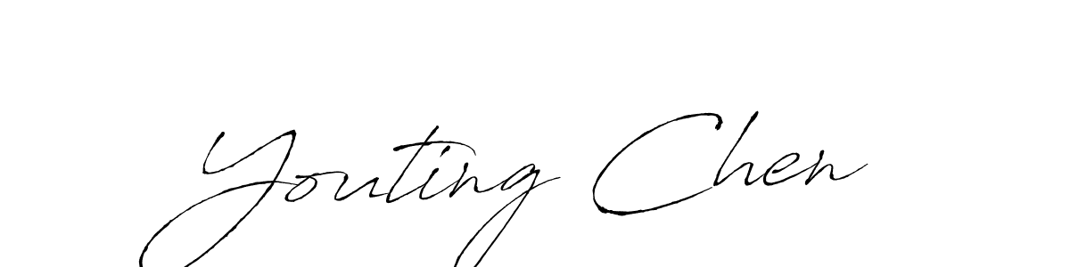 Similarly Antro_Vectra is the best handwritten signature design. Signature creator online .You can use it as an online autograph creator for name Youting Chen. Youting Chen signature style 6 images and pictures png