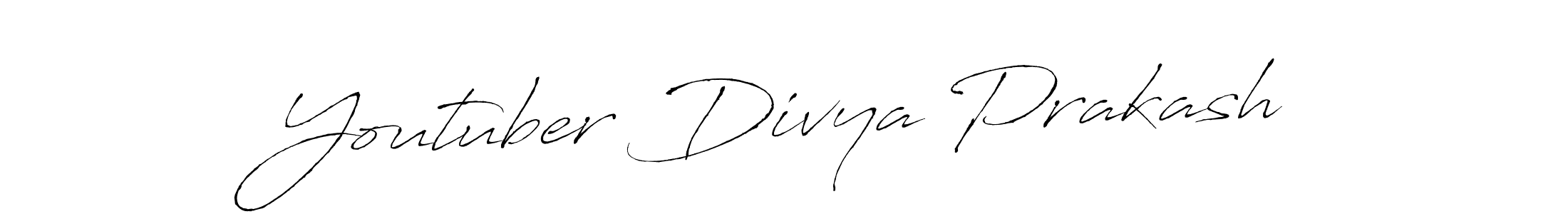 It looks lik you need a new signature style for name Youtuber Divya Prakash. Design unique handwritten (Antro_Vectra) signature with our free signature maker in just a few clicks. Youtuber Divya Prakash signature style 6 images and pictures png