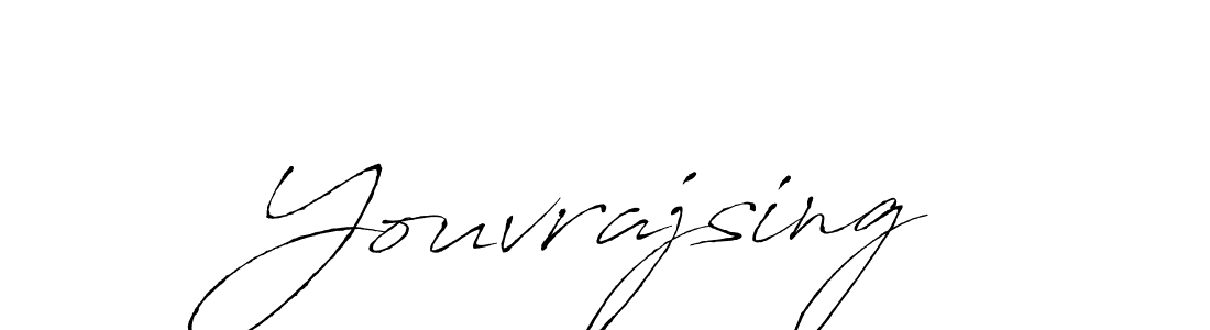 How to make Youvrajsing name signature. Use Antro_Vectra style for creating short signs online. This is the latest handwritten sign. Youvrajsing signature style 6 images and pictures png