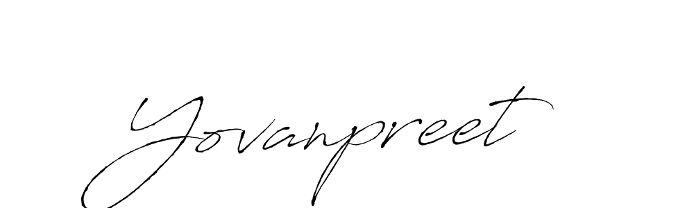 How to make Yovanpreet signature? Antro_Vectra is a professional autograph style. Create handwritten signature for Yovanpreet name. Yovanpreet signature style 6 images and pictures png