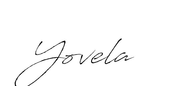 You should practise on your own different ways (Antro_Vectra) to write your name (Yovela) in signature. don't let someone else do it for you. Yovela signature style 6 images and pictures png